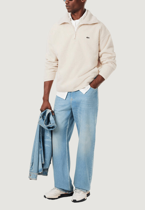 Lacoste Felpa con zip Felpa senza cappuccio LACOSTE SH5500 - 00 5 A25-LACOSTESH5500-XFJ-5 - Francavilla Moda